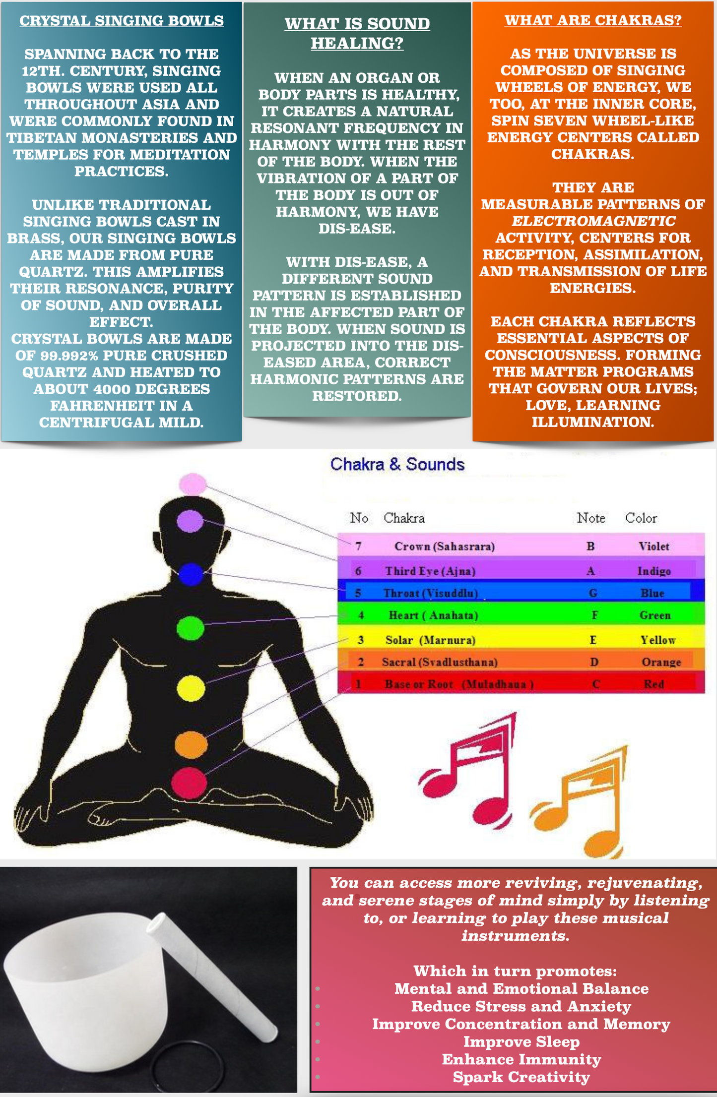 10" Frosted Quartz Sound Bowl - A Note - Aligns Third-Eye Chakra