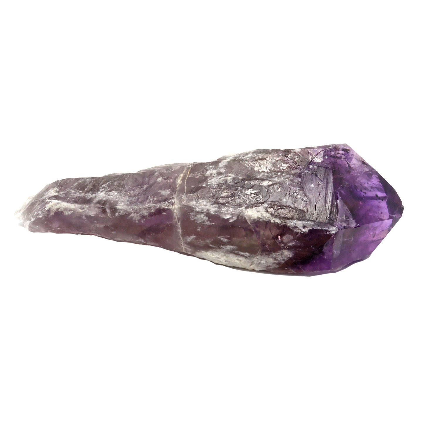Bahia Amethyst Crystal Point with Phantom Inclusions
