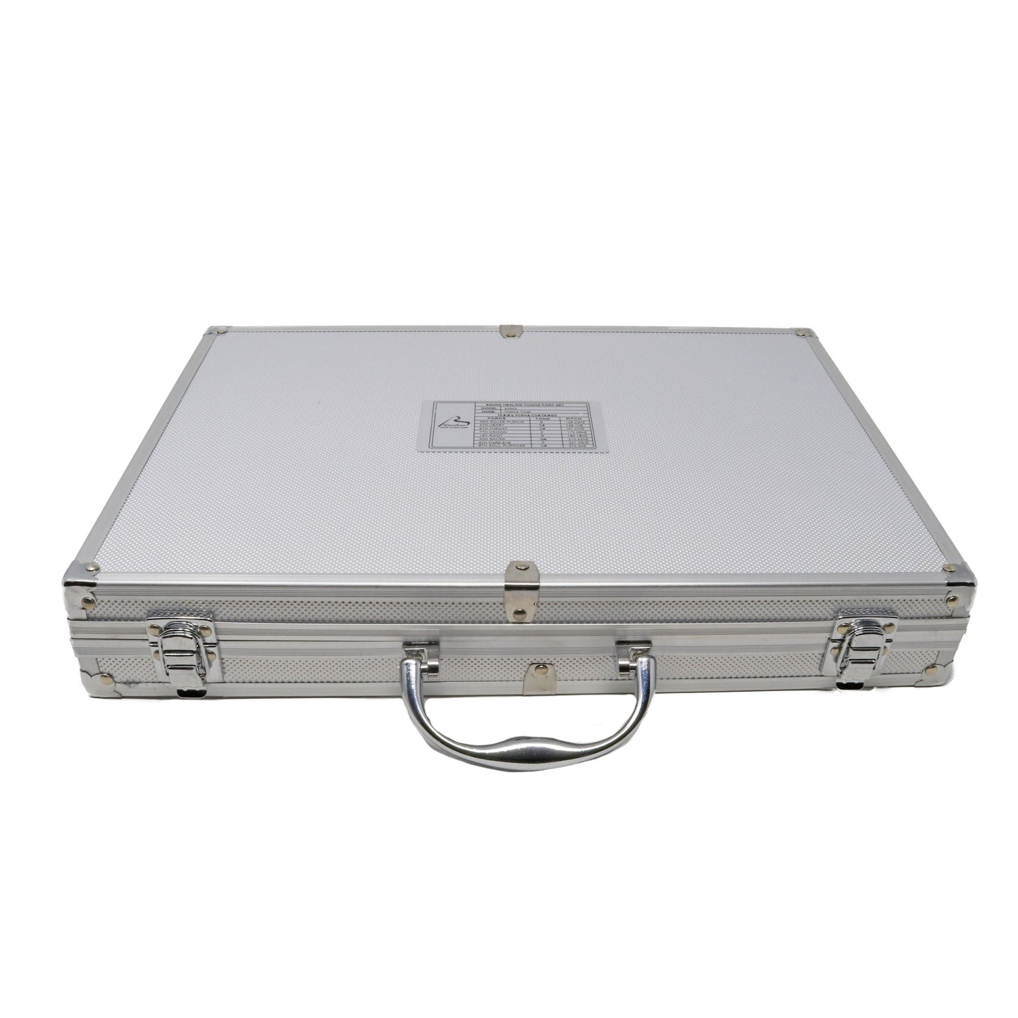 Colored Metal Tuning Forks - Set of 8