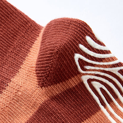 Critter Crew II- Organic- 4 Pairs of Stay-On Baby & Toddler Non-Slip Socks