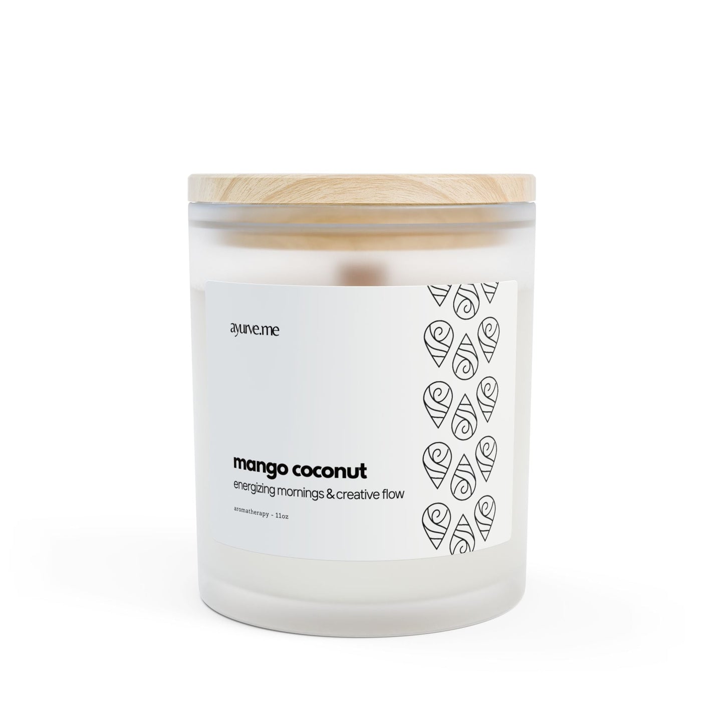 Mango Coconut Soy Candle | Tropical Aromatherapy – 11 oz