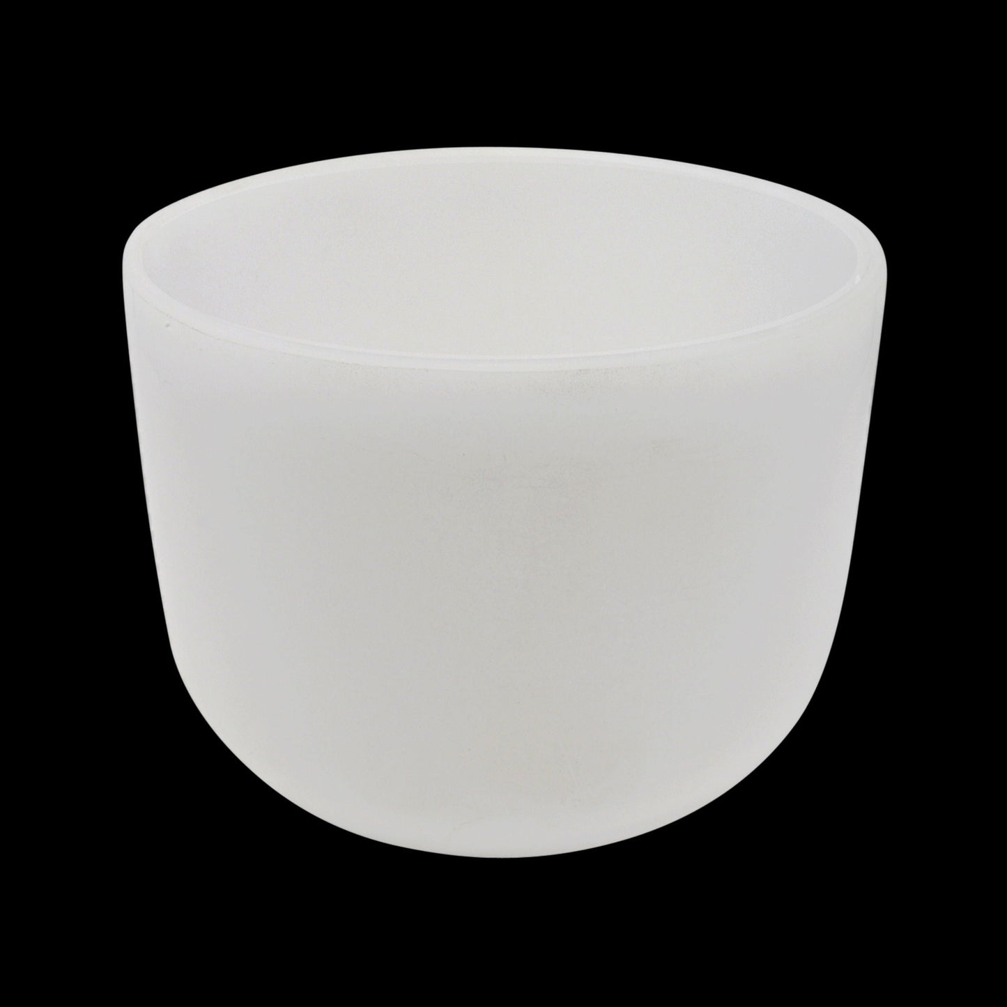 8" Frosted Quartz Sound Bowl - A Note - Aligns Third-Eye Chakra