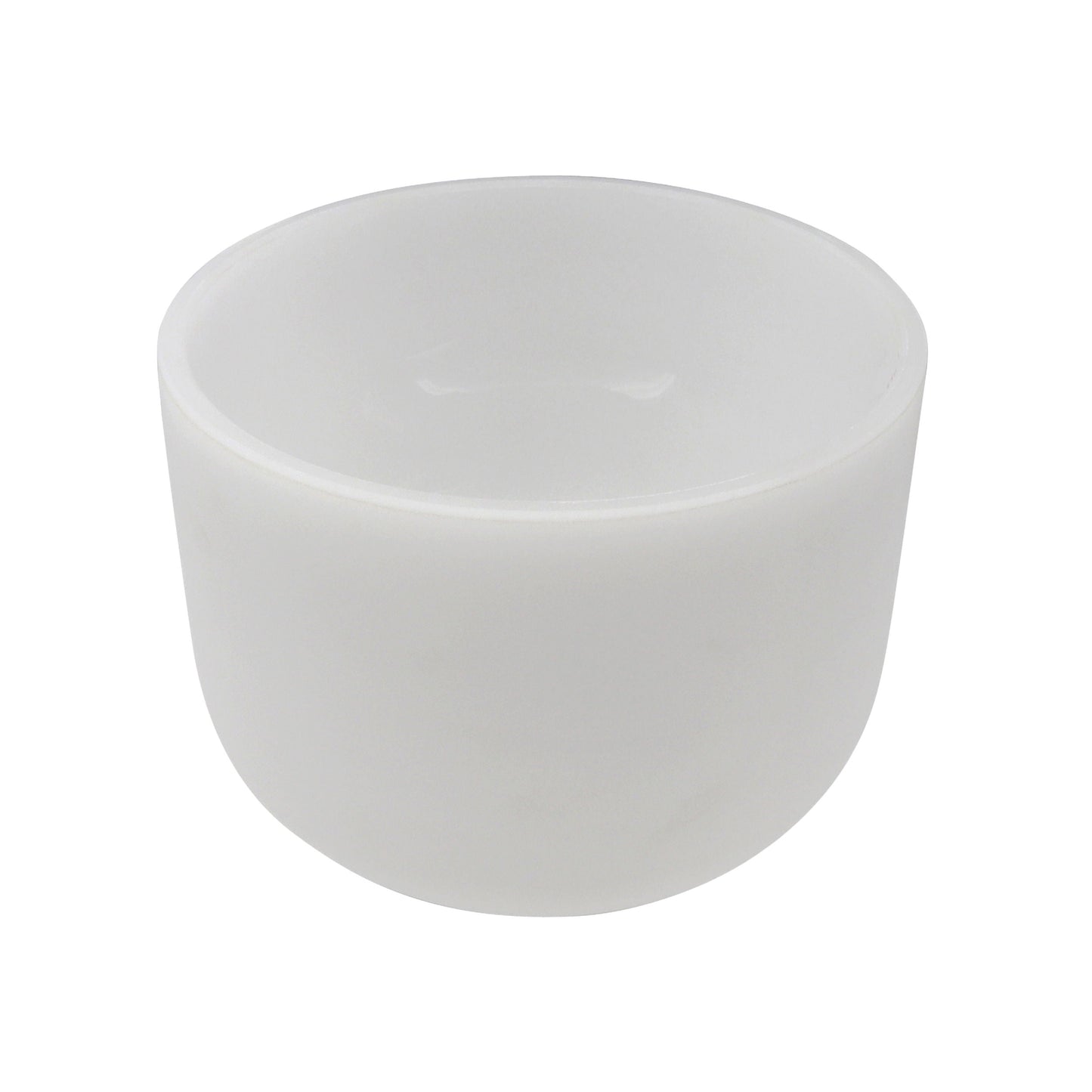 8" Frosted Quartz Sound Bowl - A Note - Aligns Third-Eye Chakra