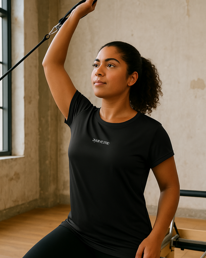 Mindful Moment Tee | Breathable Comfort & Timeless Style - Black