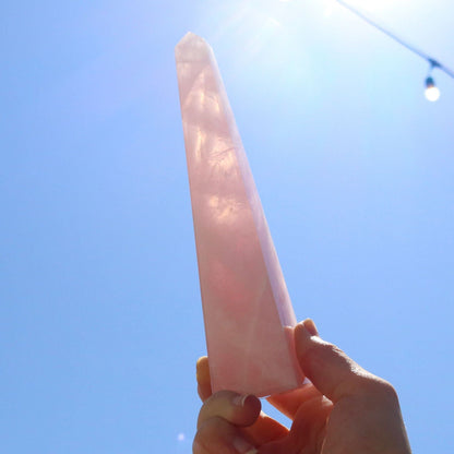 Rose Quartz Obelisk