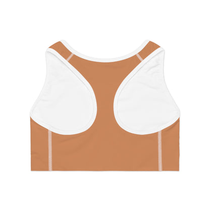 Yoga Sports Bra | Breathable & Supportive Ayurvedic Activewear - Terracota