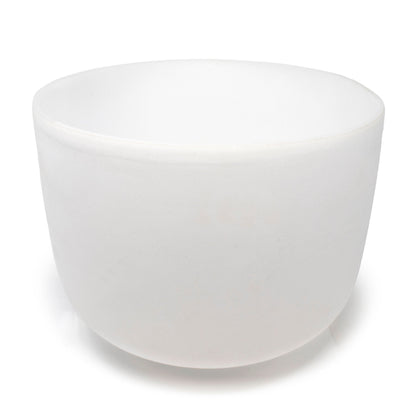 14" Frosted Quartz Sound Bowl - C Note - Aligns Root Chakra