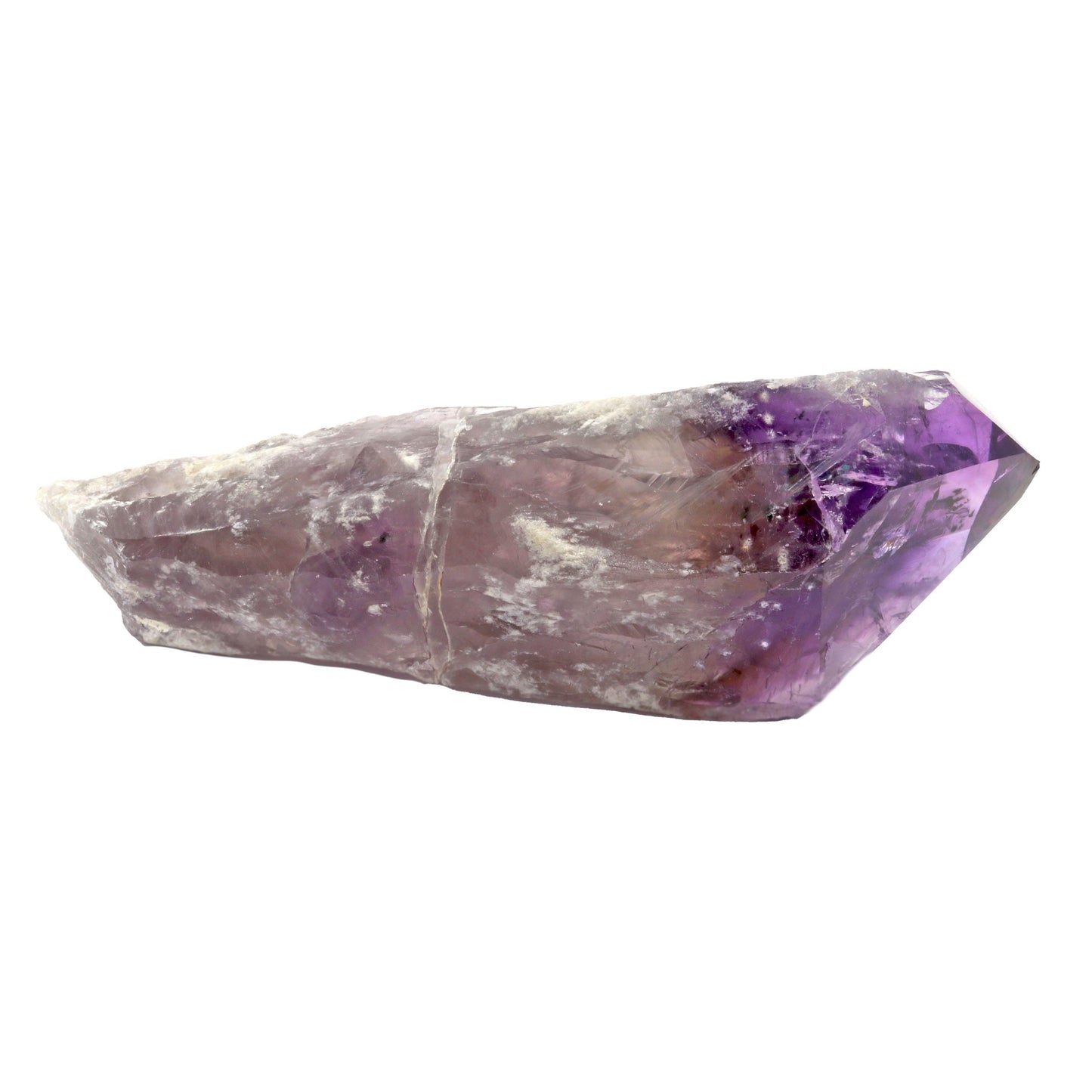 Bahia Amethyst Crystal Point with Phantom Inclusions