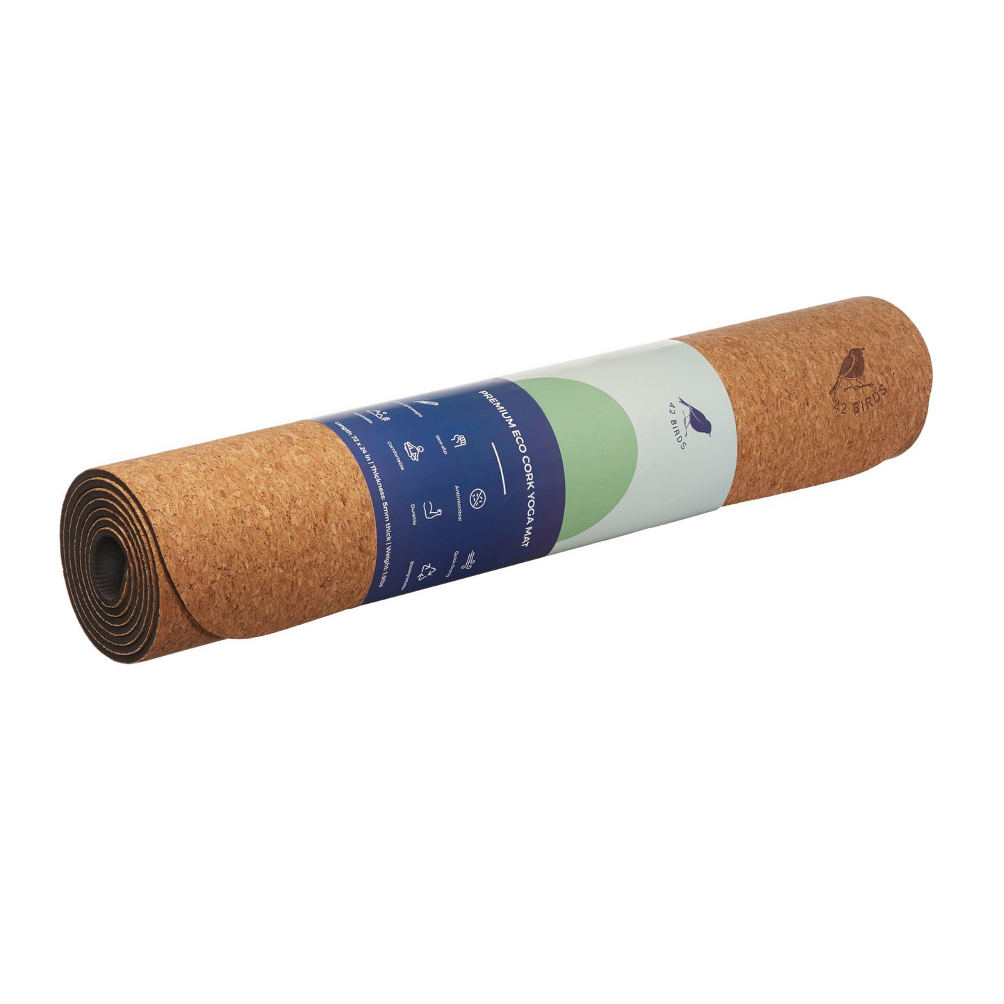 Cork Lightweight Yoga Mat “The Robin”