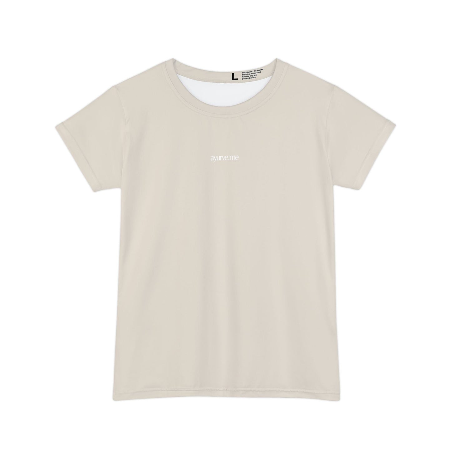 Mindful Moment Tee | Lightweight Neutral Shirt for Women - Sand Beige