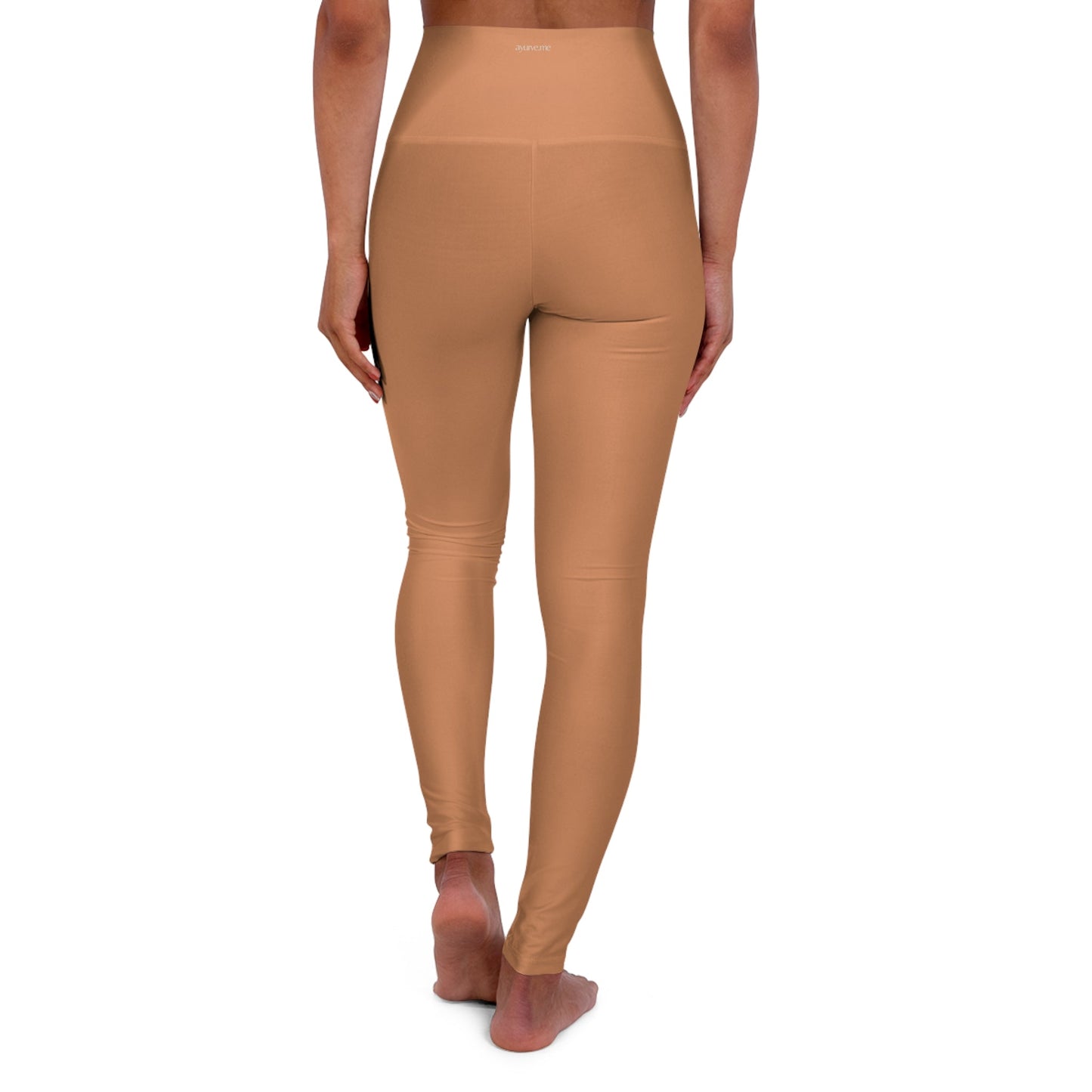 High Waisted Yoga Leggings | 4-Way Stretch & Flattering Fit - Terracota