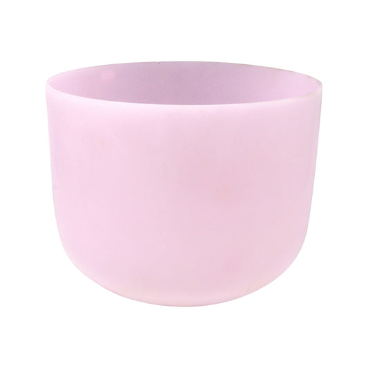 10" Rose Quartz Gem Infused Quartz Singing Bowls