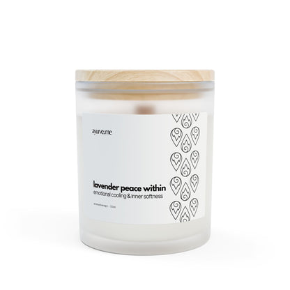 Lavender Peace Soy Candle | Peace-Within Aromatherapy for Calm & Sleep – 11 oz
