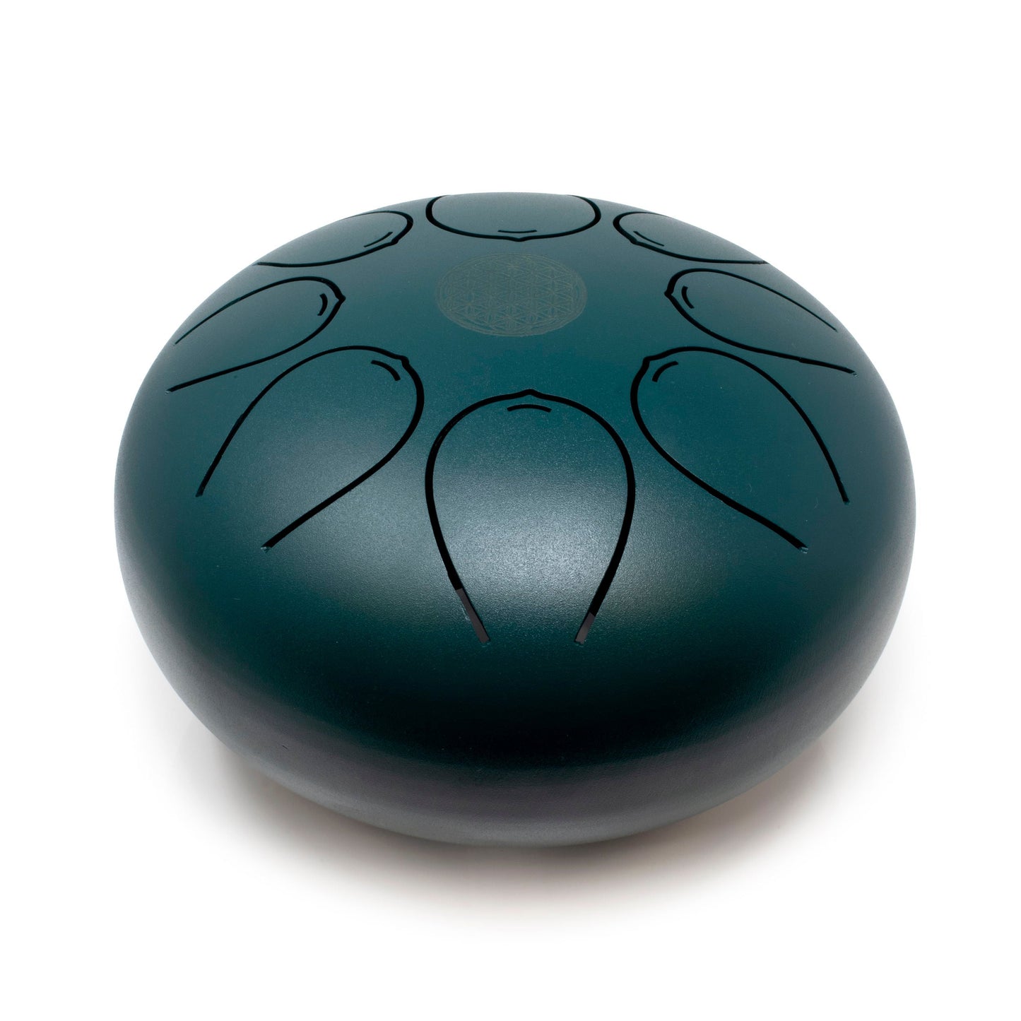 20cm Pentatonic Steel Singing Drum -Dark Green