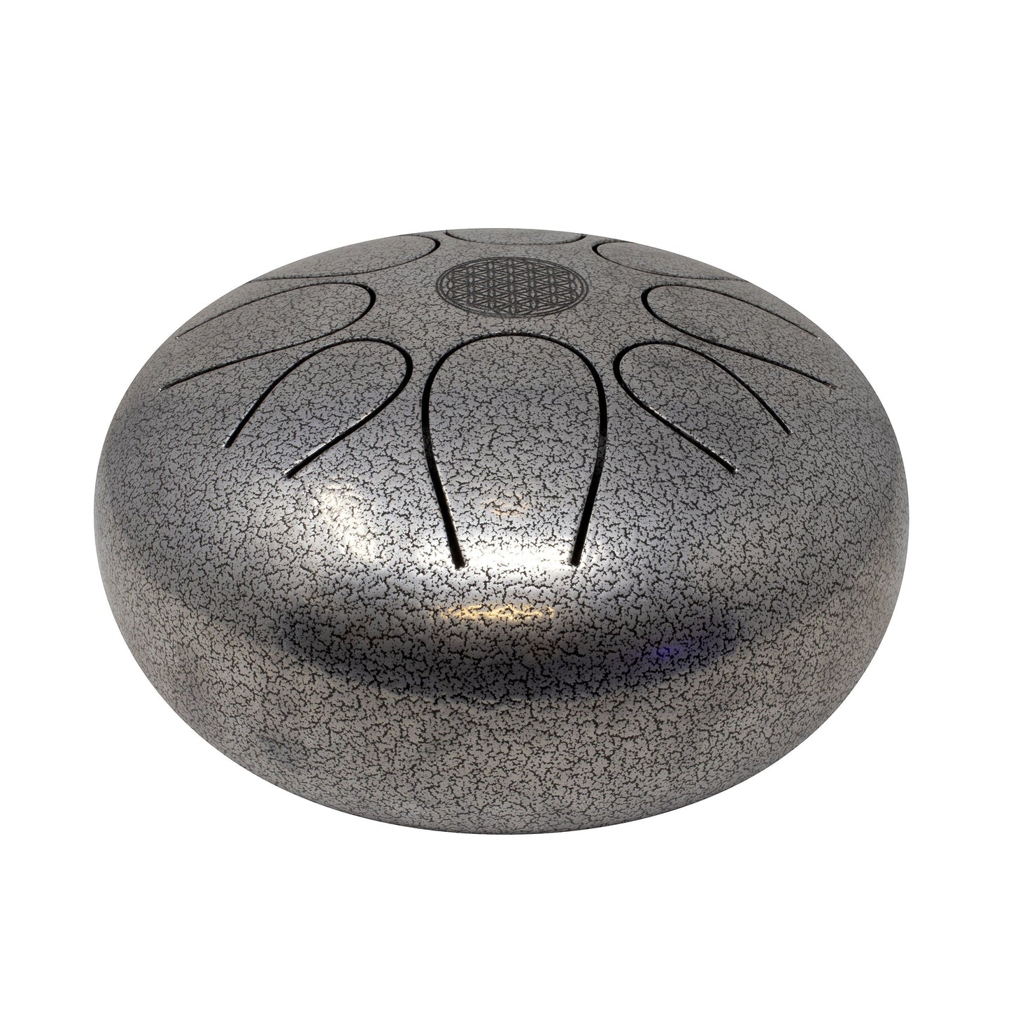 20cm Pentatonic Steel Singing Drum - Metal Silver