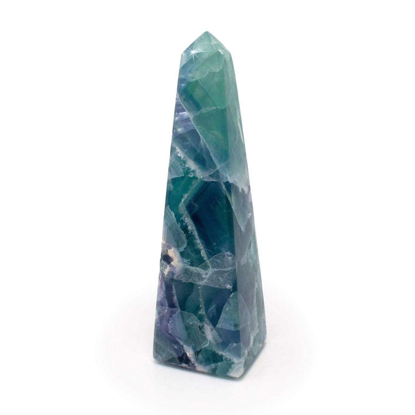 Rainbow Fluorite Obelisk