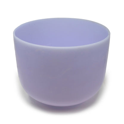 10" Gem Infused Quartz Singing Bowl Note B Amethyst