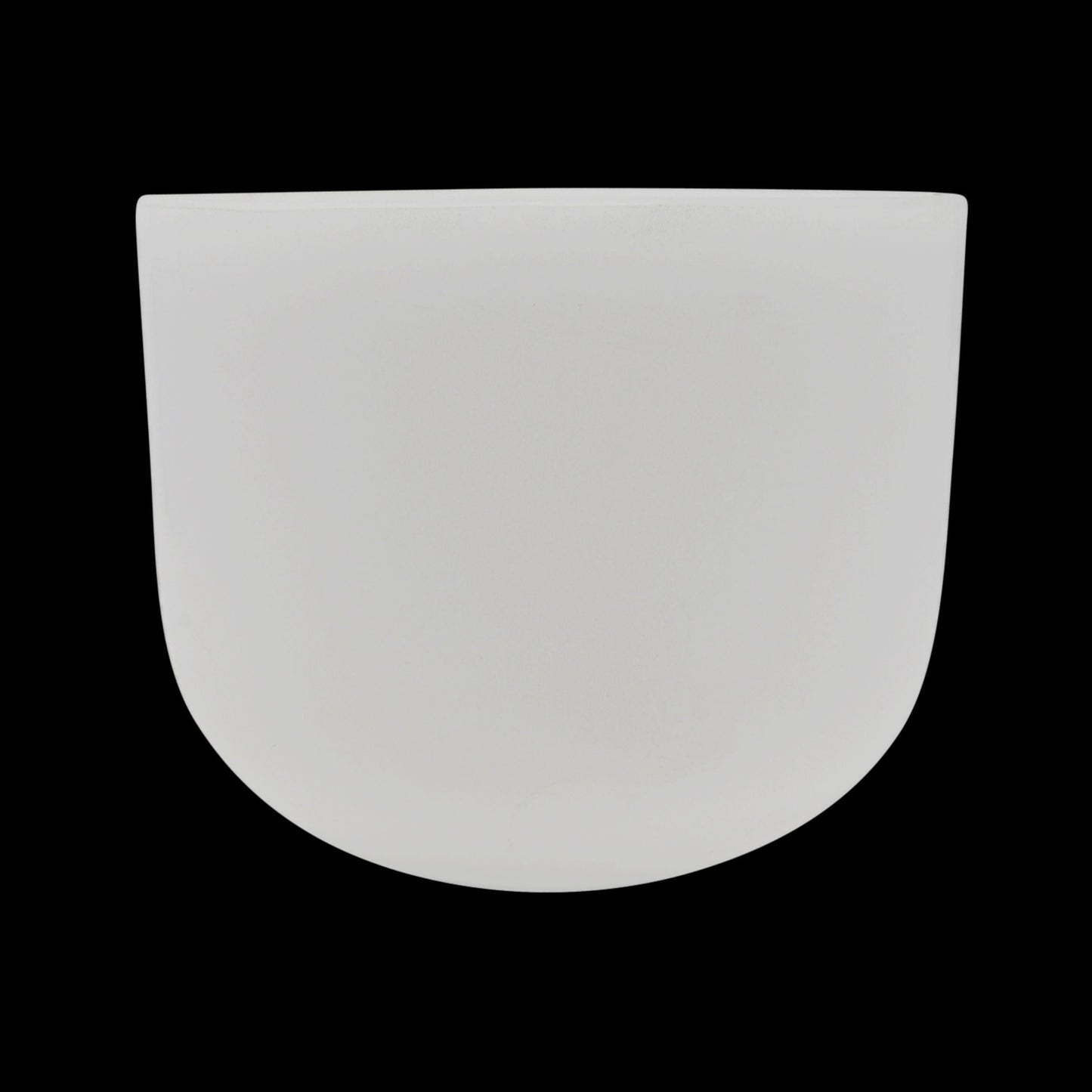 8" Frosted Quartz Sound Bowl - A Note - Aligns Third-Eye Chakra