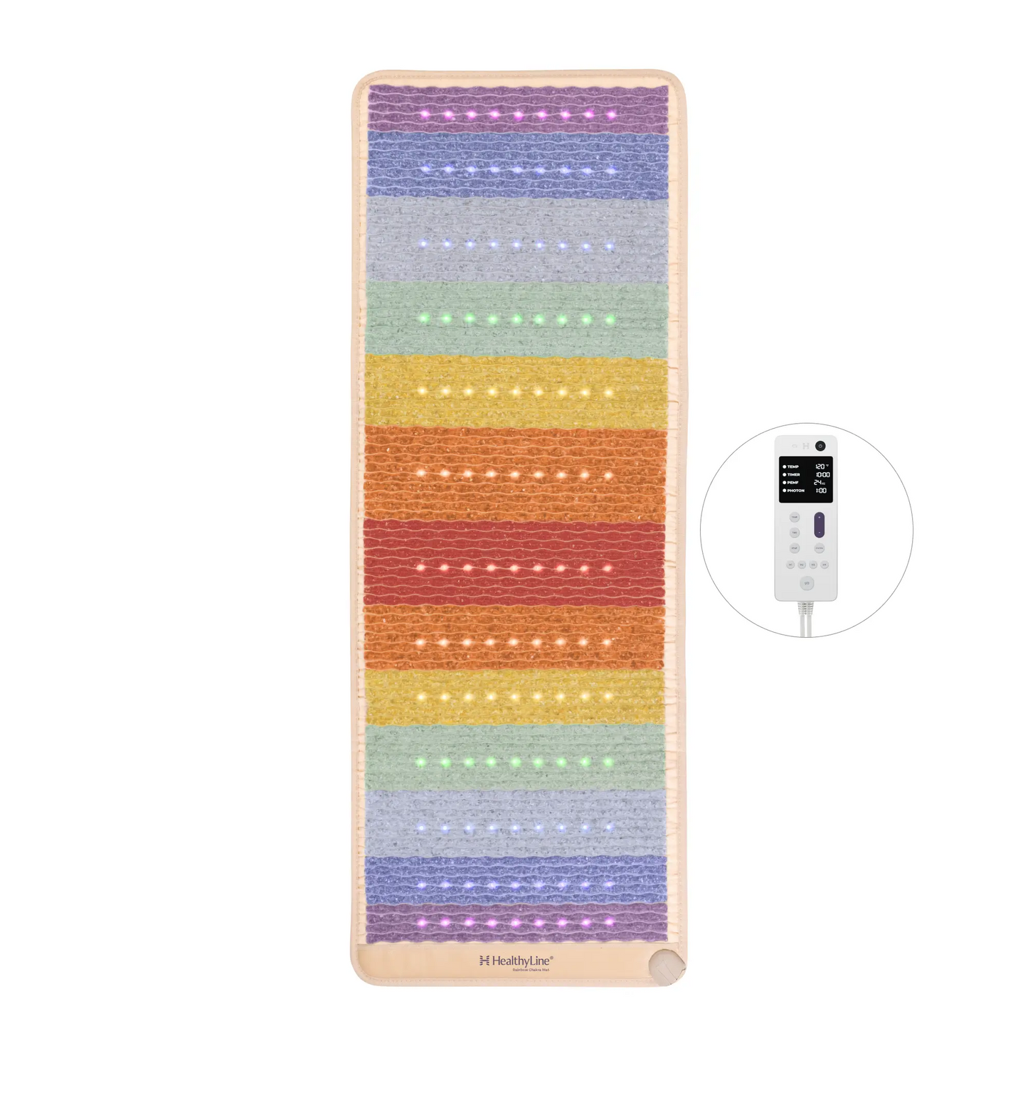 Rainbow Chakra Series | PEMF Far Infrared Heating Mats