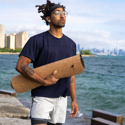 Cork Yoga Industrial Mat “The Imperial Eagle”