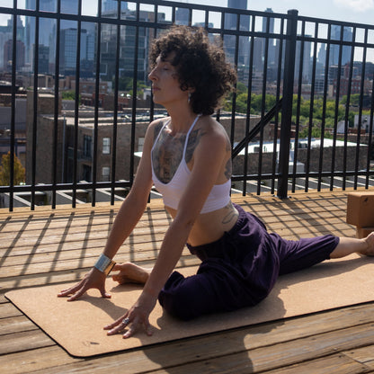 Cork Yoga Industrial Mat “The Imperial Eagle”