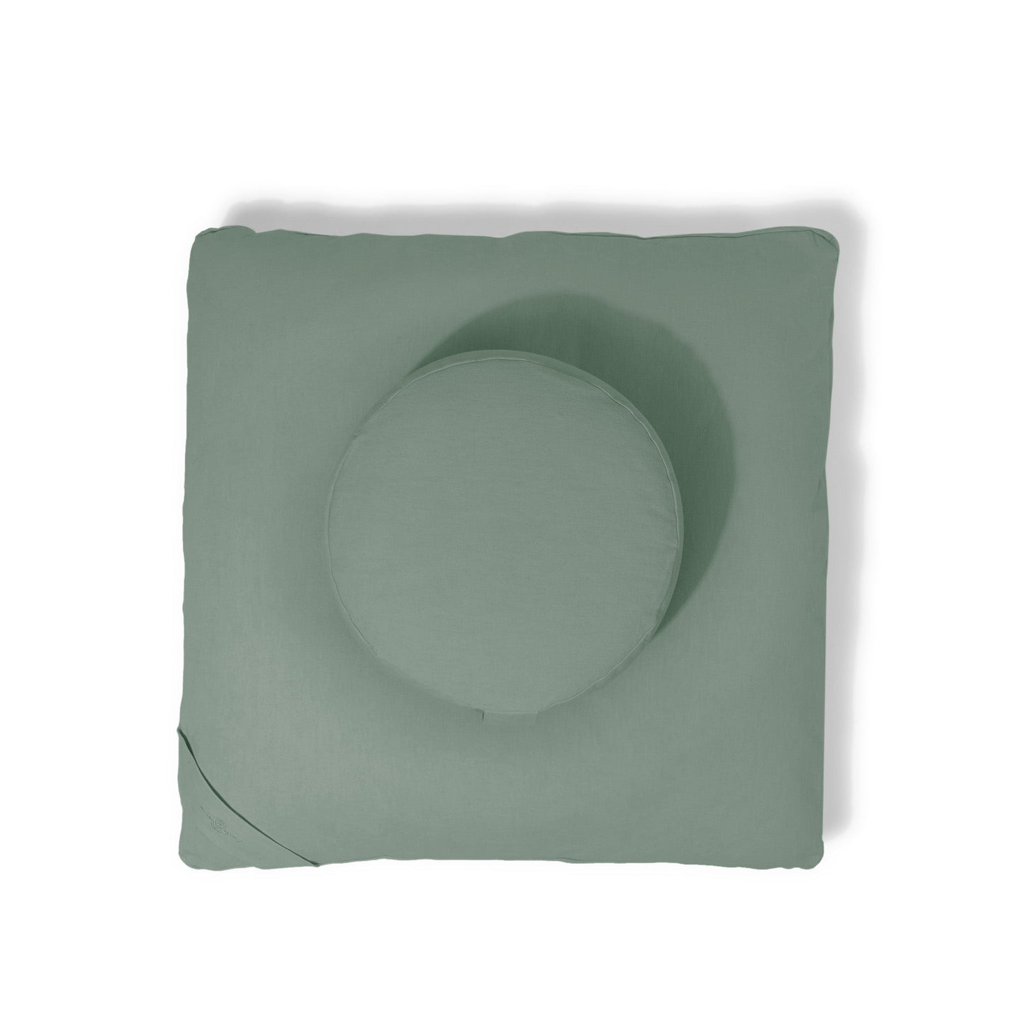 Organic Meditation Cushion Set - seafoam