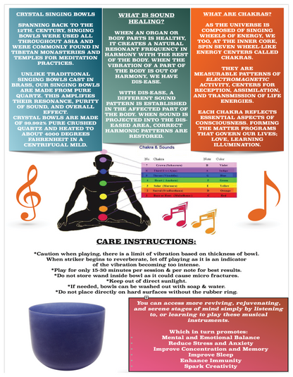 20" Frosted Quartz Sound Bowl - E Note - Aligns Solar Plexus Chakra