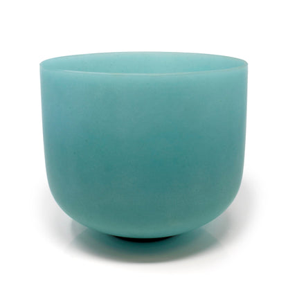 8-Inch Gem-Infused Quartz Crystal Singing Bowl