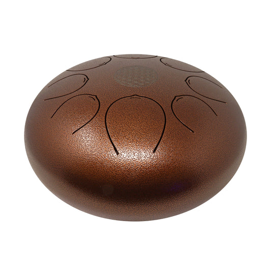 20cm Pentatonic Steel Singing Drum - Metal Red