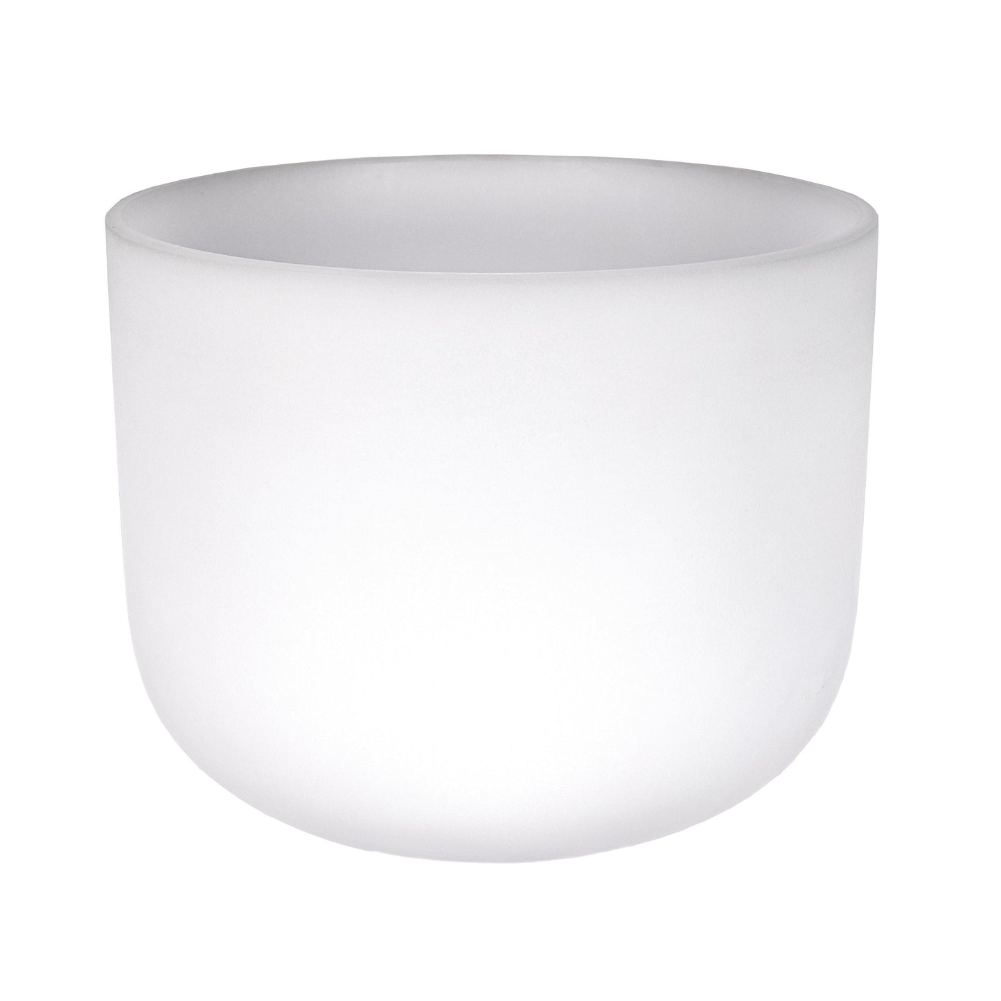 10" Frosted Quartz Sound Bowl - A Note - Aligns Third-Eye Chakra