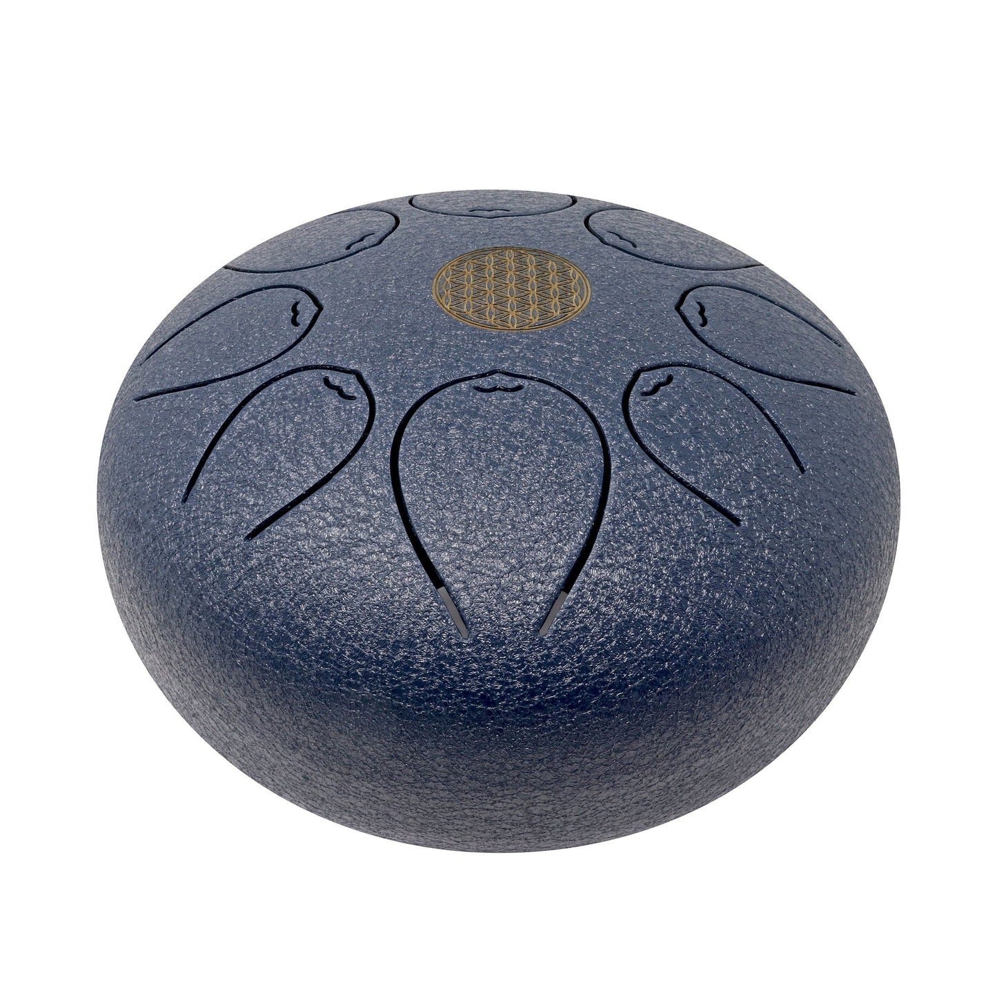 20cm Pentatonic Steel Singing Drum - Metal Dark Blue