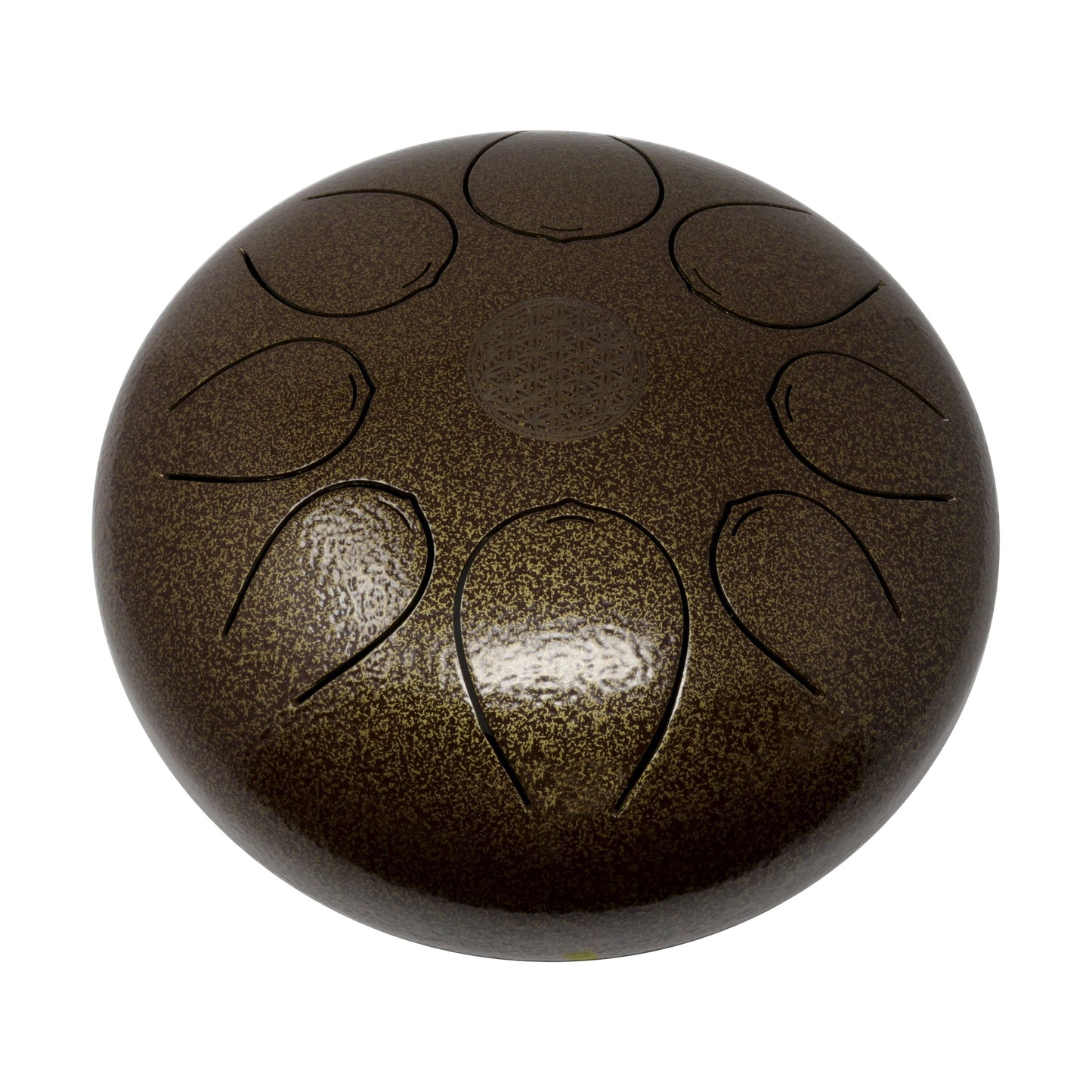 25cm Pentatonic Steel Singing Drum -Brown