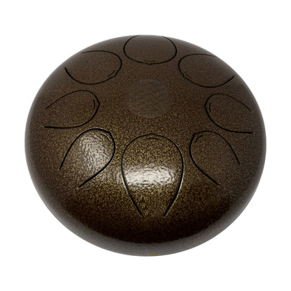 25cm Pentatonic Steel Singing Drum -Brown