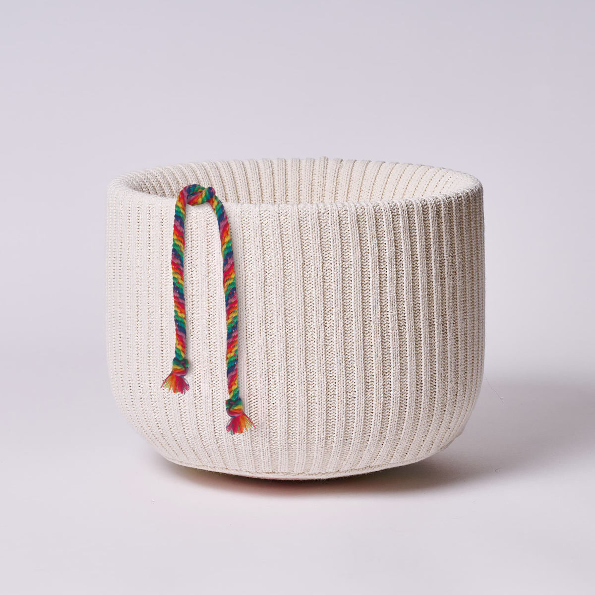Eco-Luxe Harmonic Cover for sound bowls size 10-11 inch in organic undyed cotton with chakra drawstring